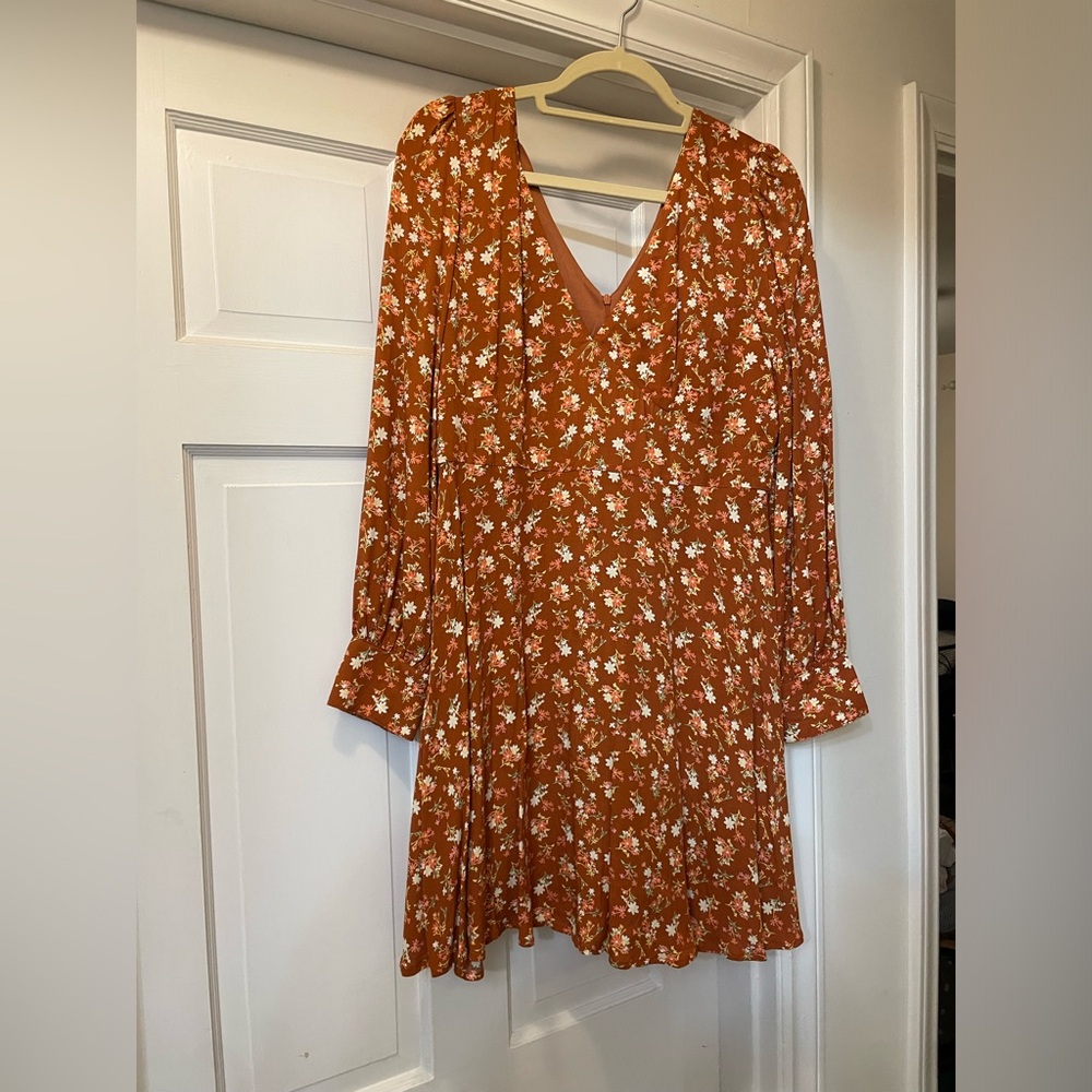 Orange dress